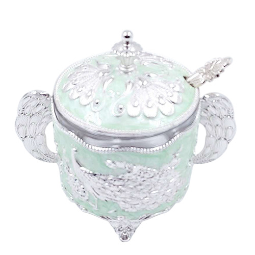 GS-132 Green Antique Pot For Mukhwash