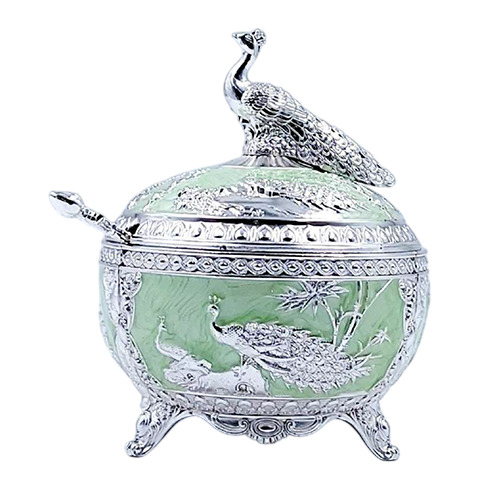 GS-168 Green Antique Pot For Mukhwash