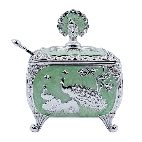 RGS-033 Green Antique Pot For Mukhwash