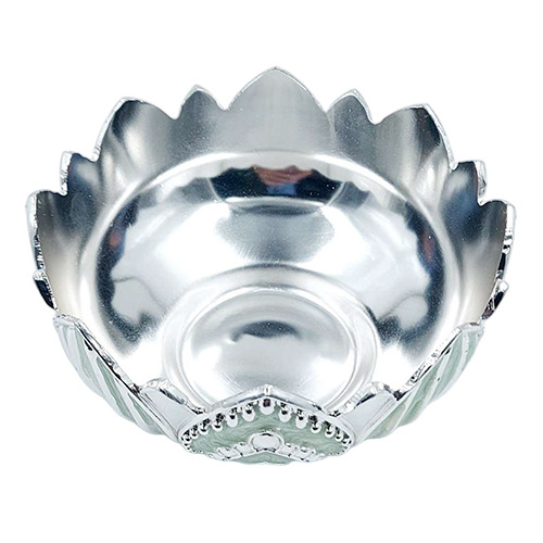 GS-128 Green Lotus Diya Holder