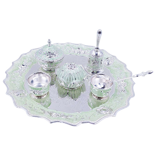 RGS-046 Green Pooja Thali