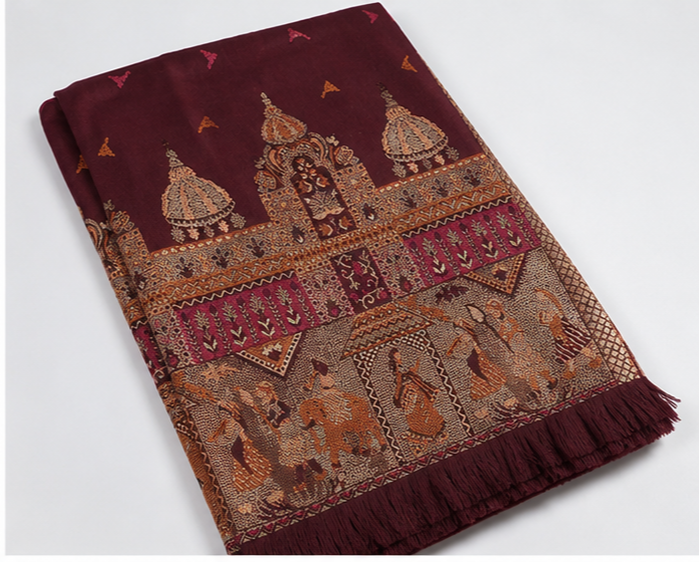 Woolen Fancy Shawl