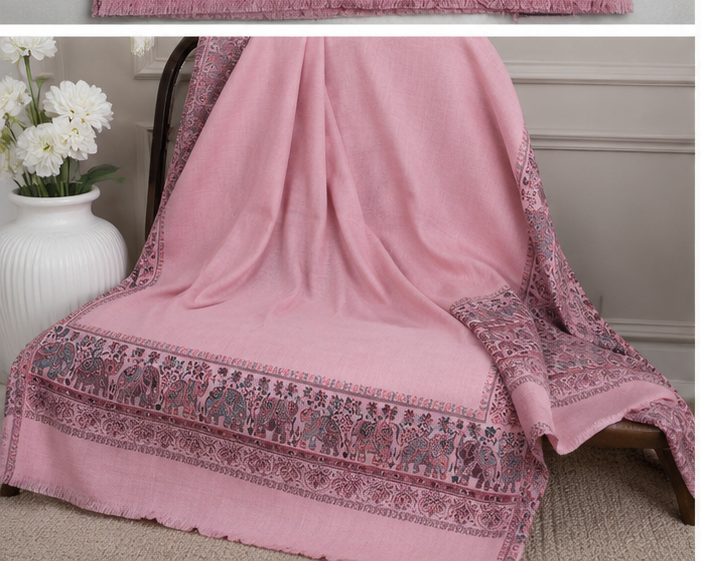 Kashmiri Border Shawl