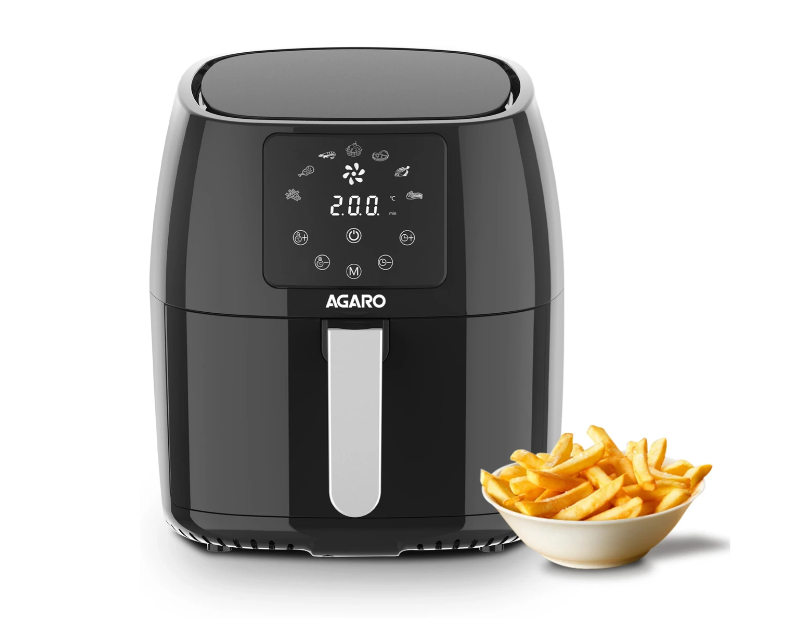 AGARO Sapphire Digital Air Fryer For Home, Electric Oven, 1400W, Air Fryer (4.5 L) 34031