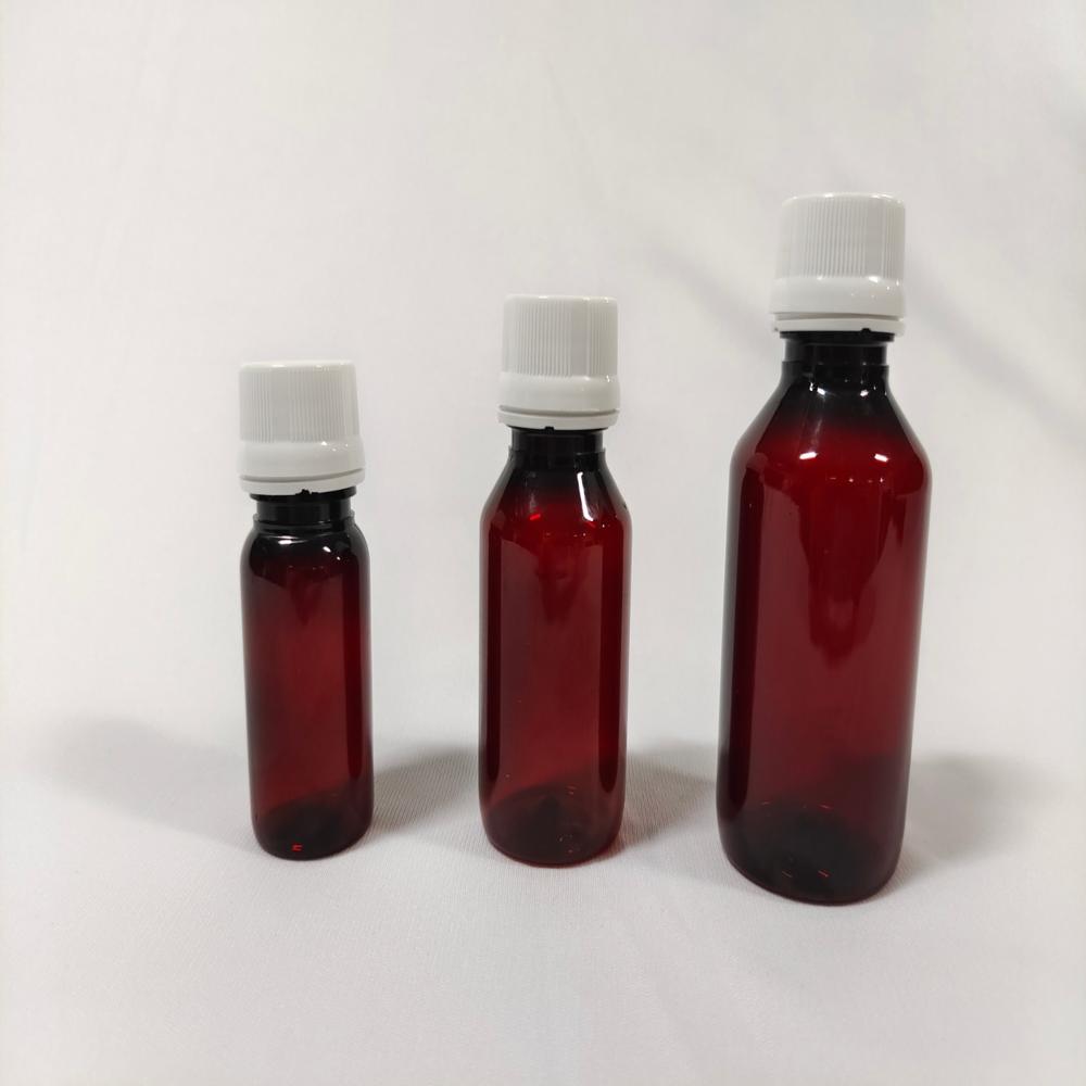 Pharma Syrup Pet Bottle - Color: Amber