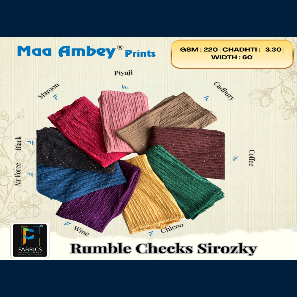 Rumble Checks Sirozky Fabric
