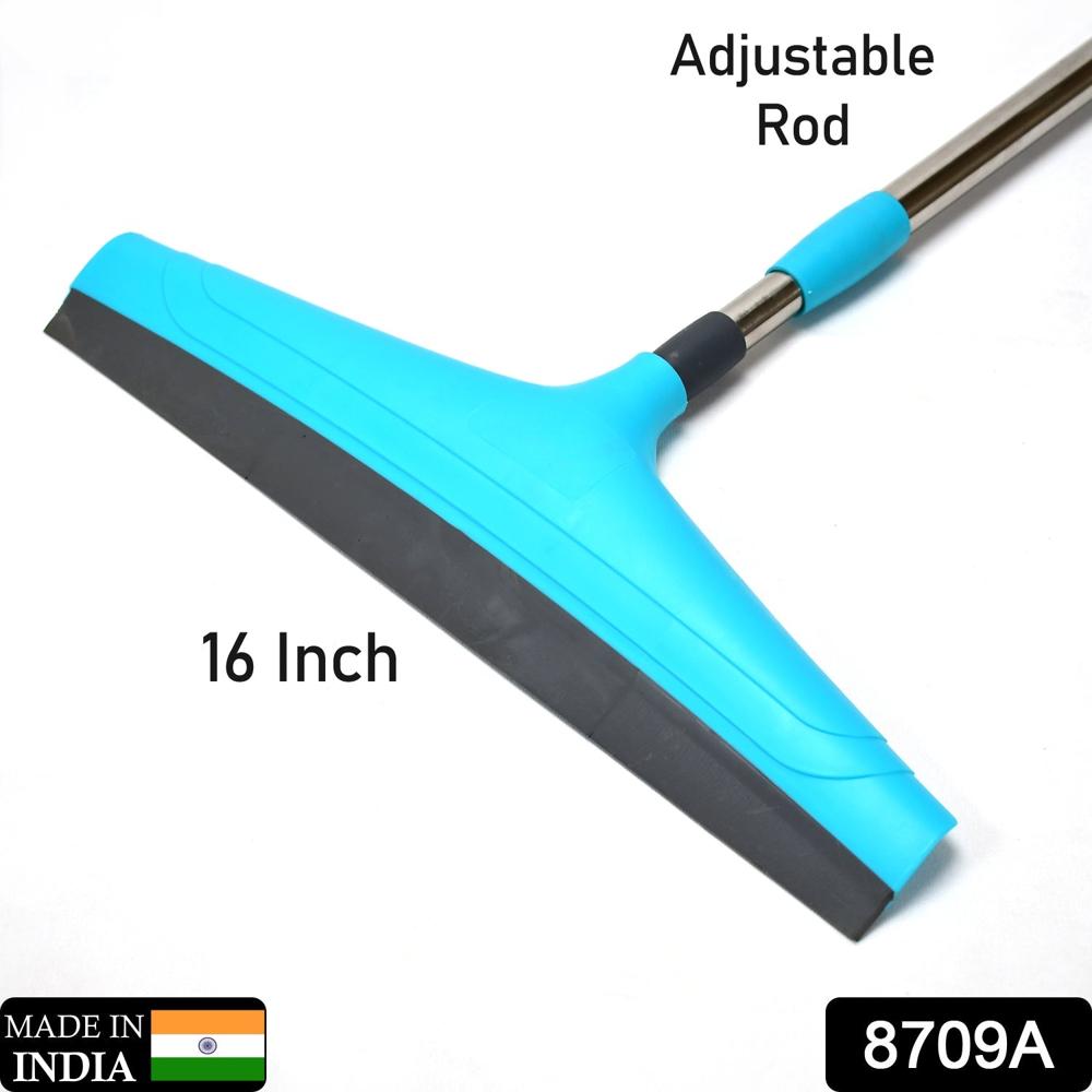Adjustable Bathroom / Floor Stainless Steel Rod Wiper, Plastic Floor Wiper - Color: Mix