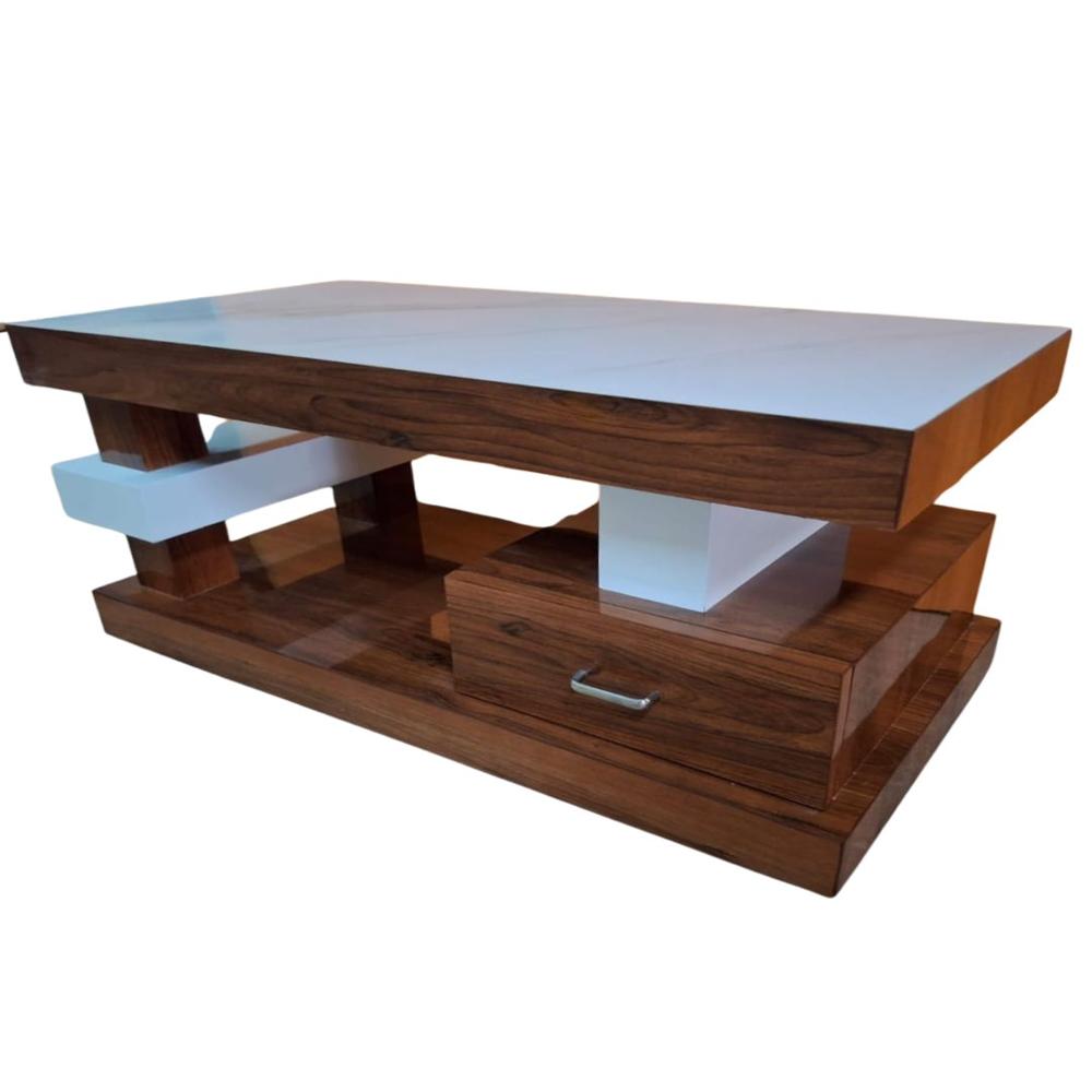 Wooden Tea Table - Color: White
