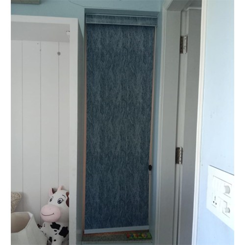 Motorised Roller Blind - Polyester Fabric with Aluminum Tube, Cream, Custom Up to 3m | Remote Control, Fire Retardant, 95% UV Protection