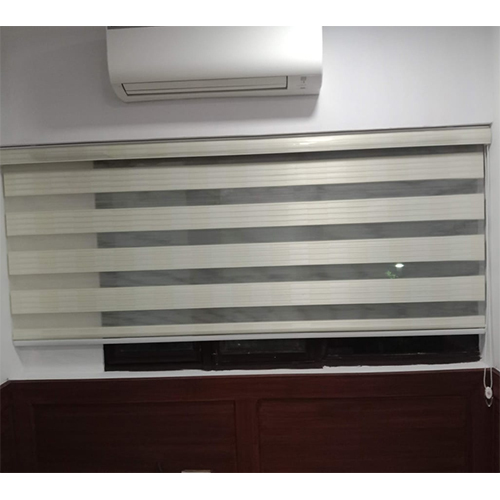 Zebra Blind - Color: White
