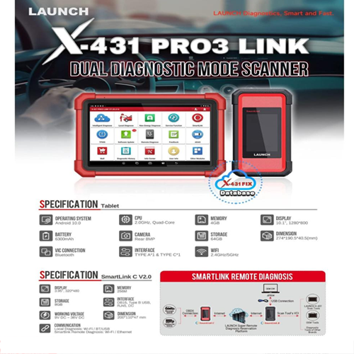 LAUNCH X431 PRO3 LINK