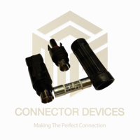 Mc4 With Fuse 15a - Copper Tin-plated Contacts, 95x18x18 Mm, Black, 1000v Dc, Ip67, Snap-in Locking