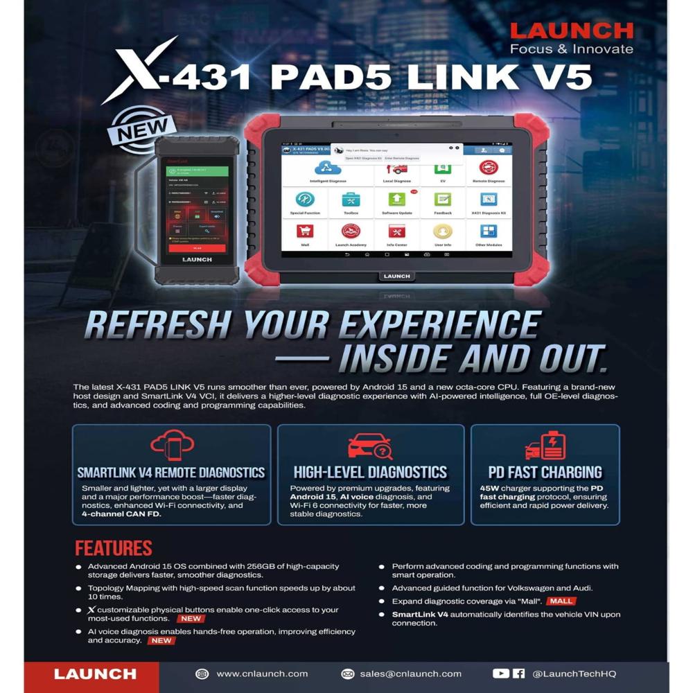 LAUNCH X431 PAD 5 LINK
