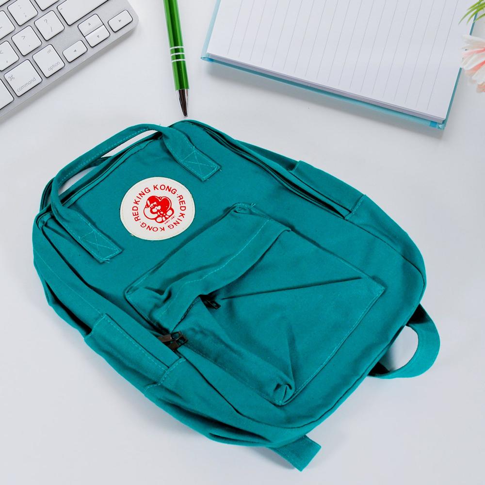 Durable Canvas Backpack, Conquer Your Day With King Kong (mix Design) - Color: Mix
