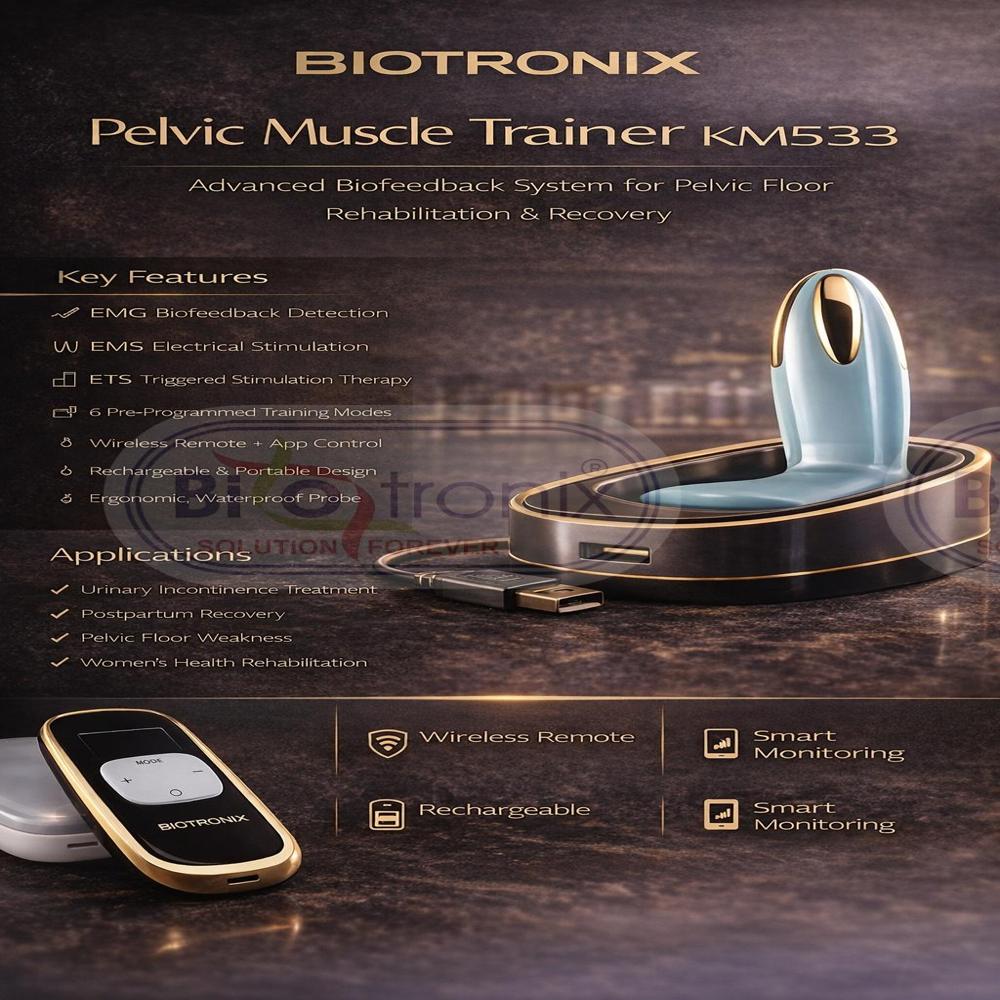 Advanced Pelvic Rehabilitation System for Daily Kegel Exercise Therapy