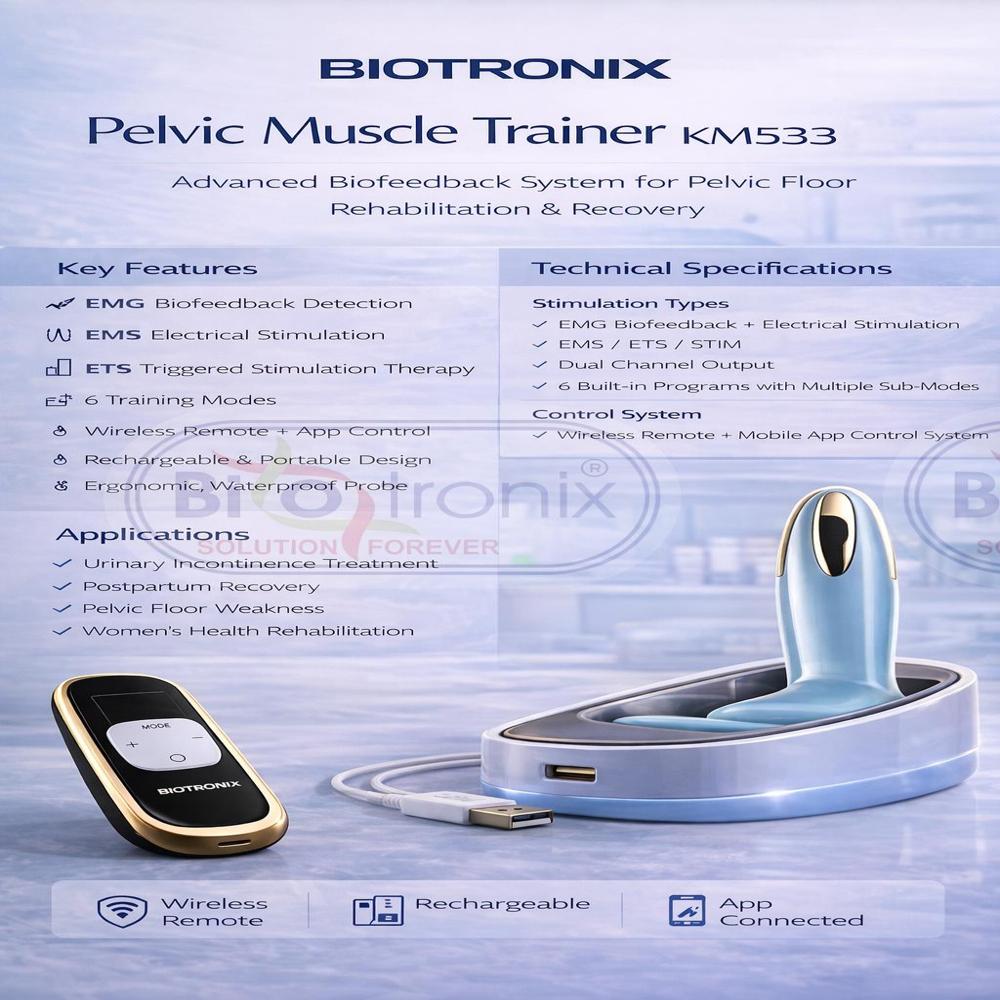 Advanced Pelvic Rehabilitation System for Daily Kegel Exercise Therapy