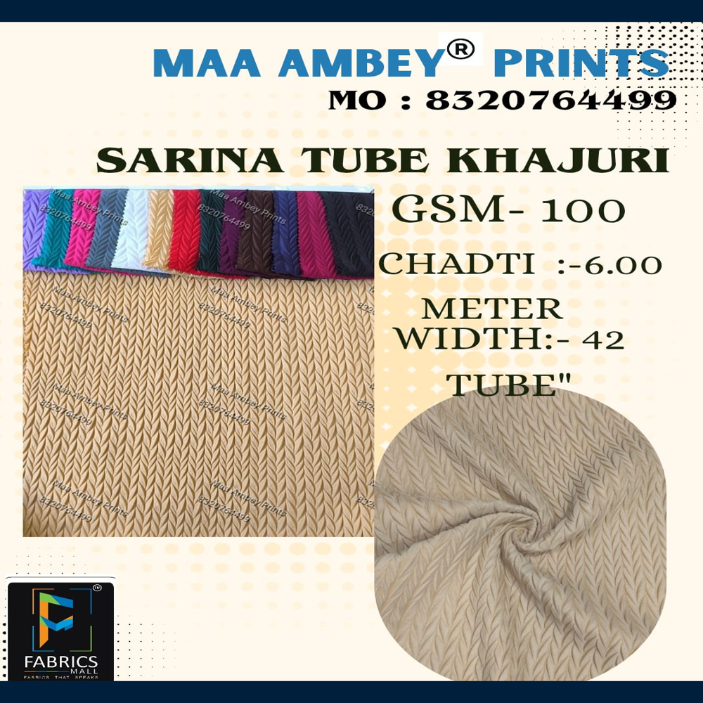 Sarina Tube Khajuri Fabric