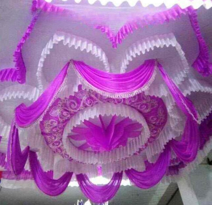 Readymade Multicolor Wedding Tent Decorations Ceiling