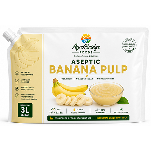3 Ltr Aseptic Banana Pulp