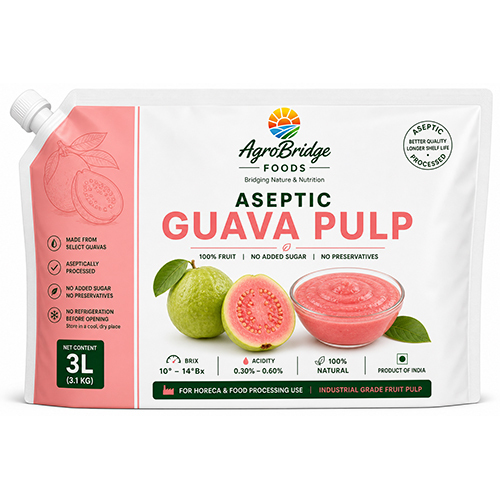 3 Ltr Aseptic Guava Pulp