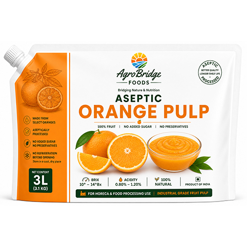 3 Ltr Aseptic Orange Pulp