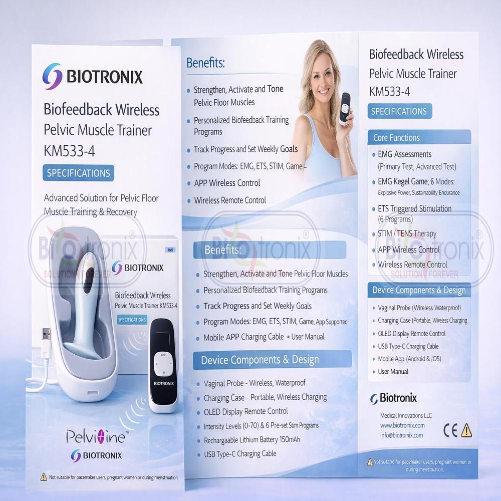 KM-533-4 Intelligent Women Pelvic Strengthening Equipment with APP Support