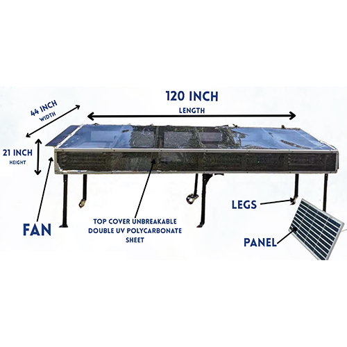Rsdal24Tal 75Kg Solar Dryer - Application: Commercial