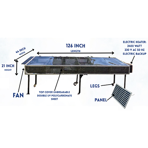 RSDAL30TALEB 100kg Solar Dryer
