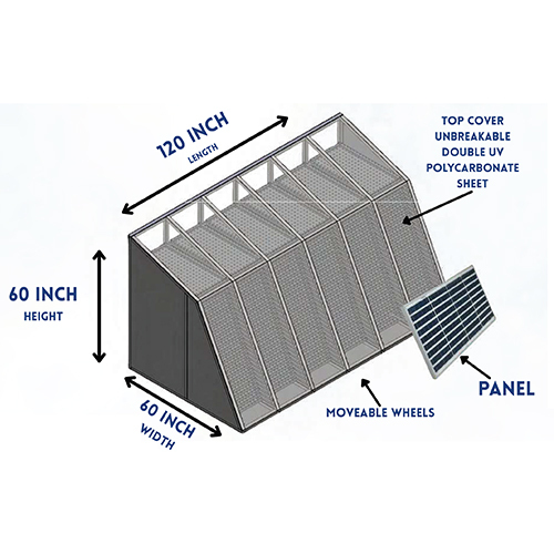 RSDAL150TALEB 500kg Hybrid Solar Dryer