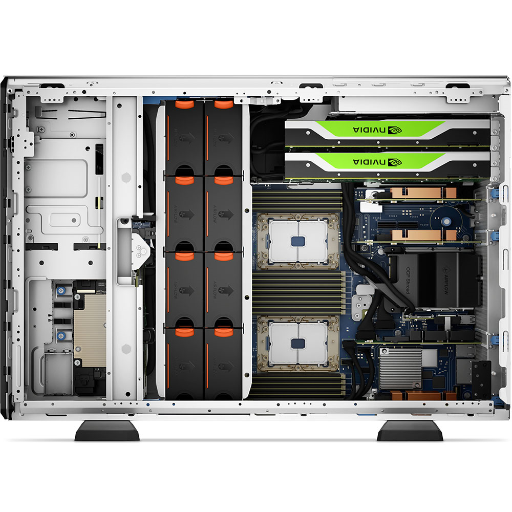 Amazing Deal Poweredge T550 Tower Server E-2388g 16g 3200 Ram SSD 1tb 600w Used Dells Server