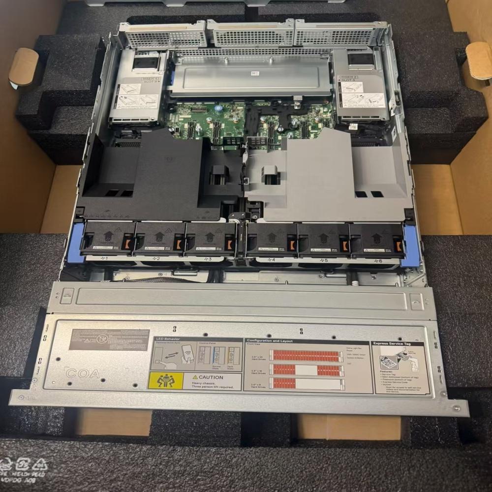 Amazing Selling New Dells PowerEdge R770 2U DDR5 Artificial Intelligence Ai Rack Server With Two Intel Xeon 6 P-core Processor
