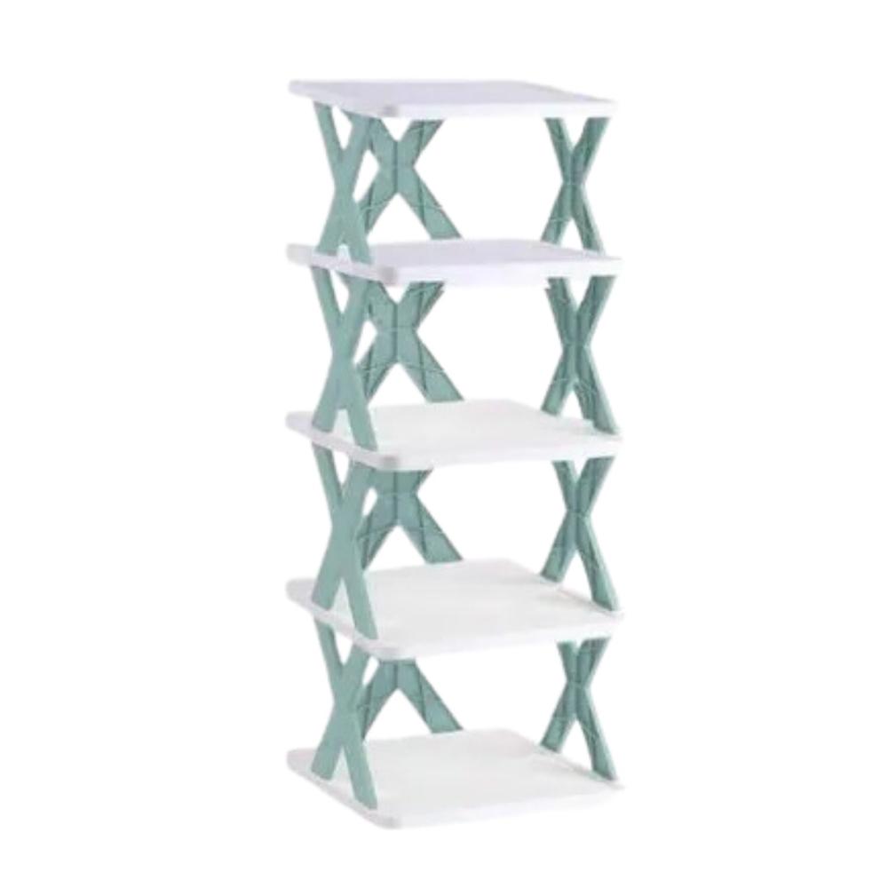 5-Layer Shoe Rack For Small Spaces & Easy Storage - Color: Mix
