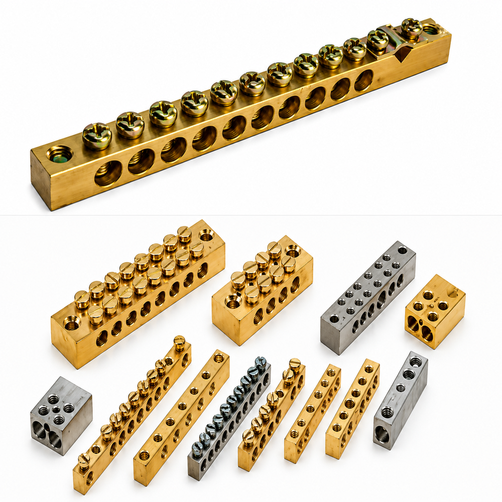 brass neutral bus bar
