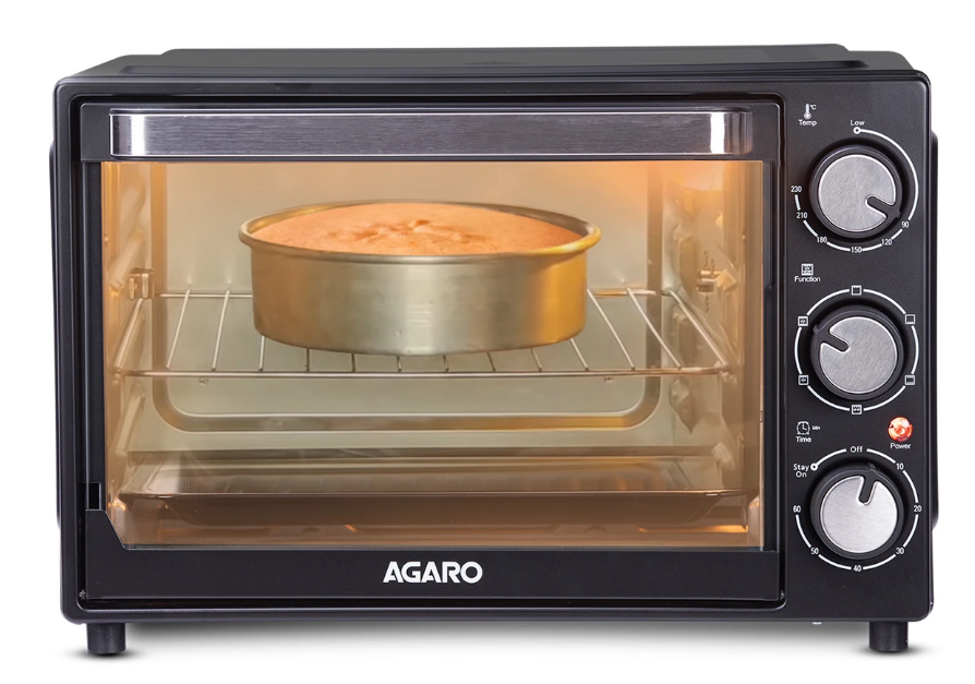 AGARO 30-Litre with Motorised Rotisserie 33393 (Black) 1500 W