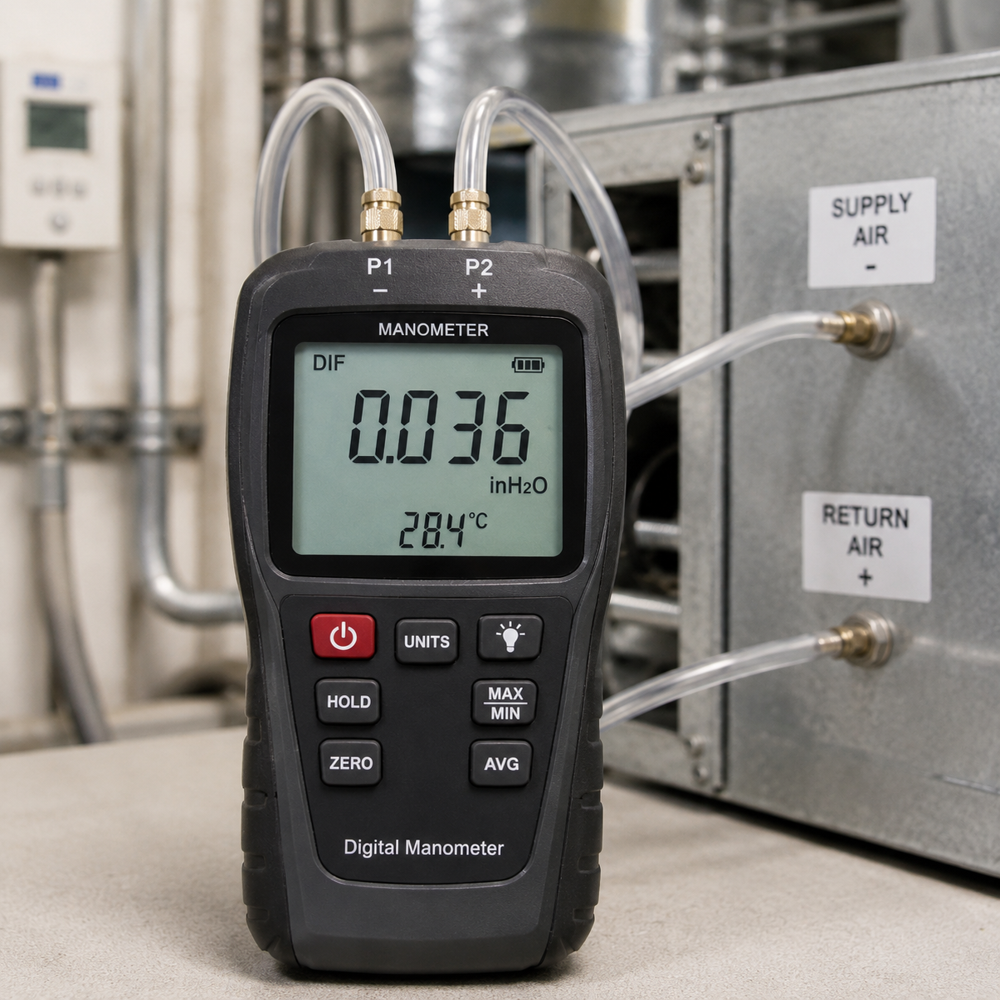Digital Manometer Bank