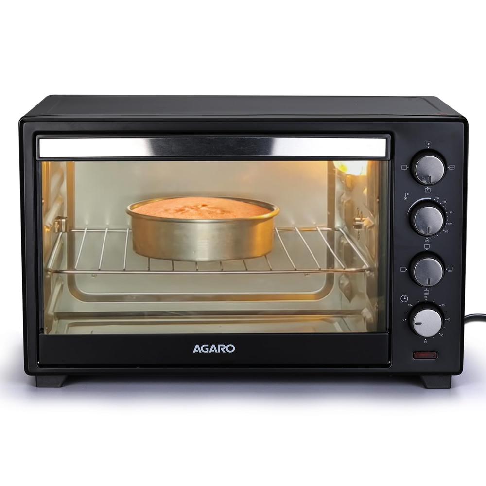 AGARO Marvel 38 Liters Oven Toaster Griller, Motorised Rotisserie and Convection Cake Baking  1600 W (33267)