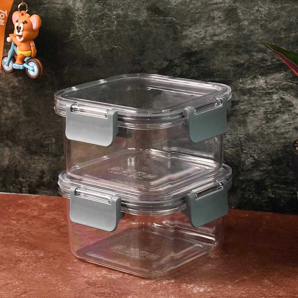 Apex Press N Lock Airtight Food Storage Container Set (2Pc/450ml) Approx