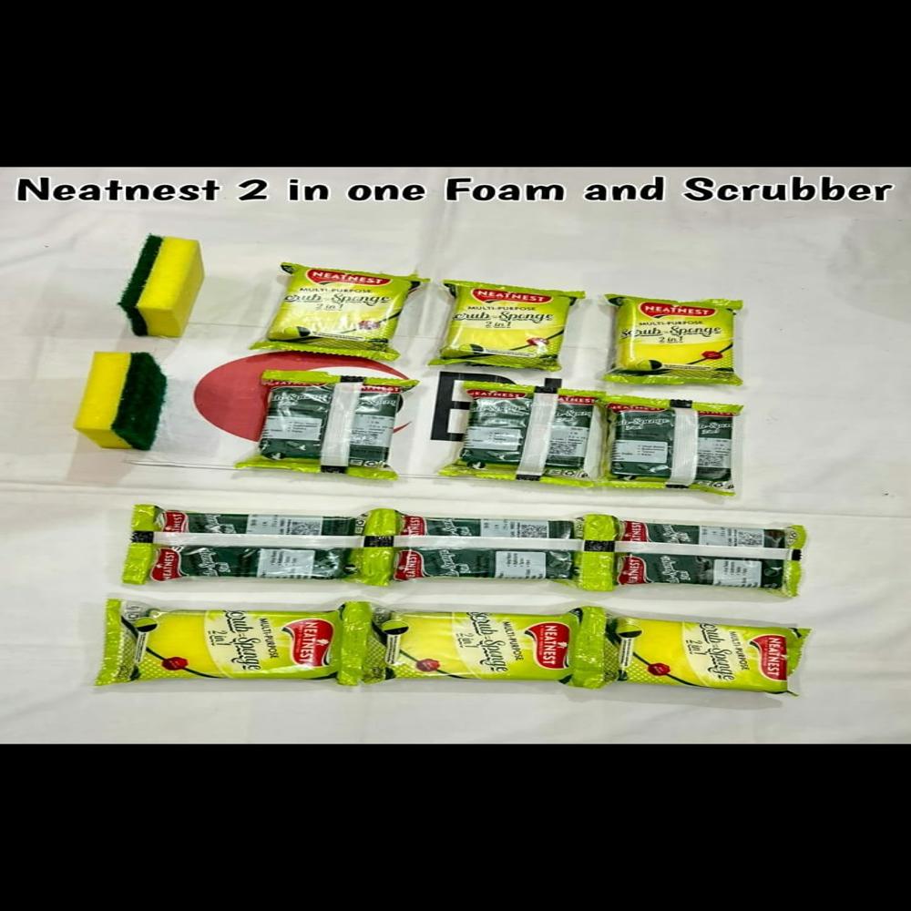 Neatnest 2 In One Foam And Scrubbers