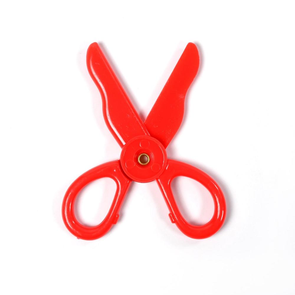 Plastic Child-Safe Scissor Set (50 Pcs Set) - Color: Mix