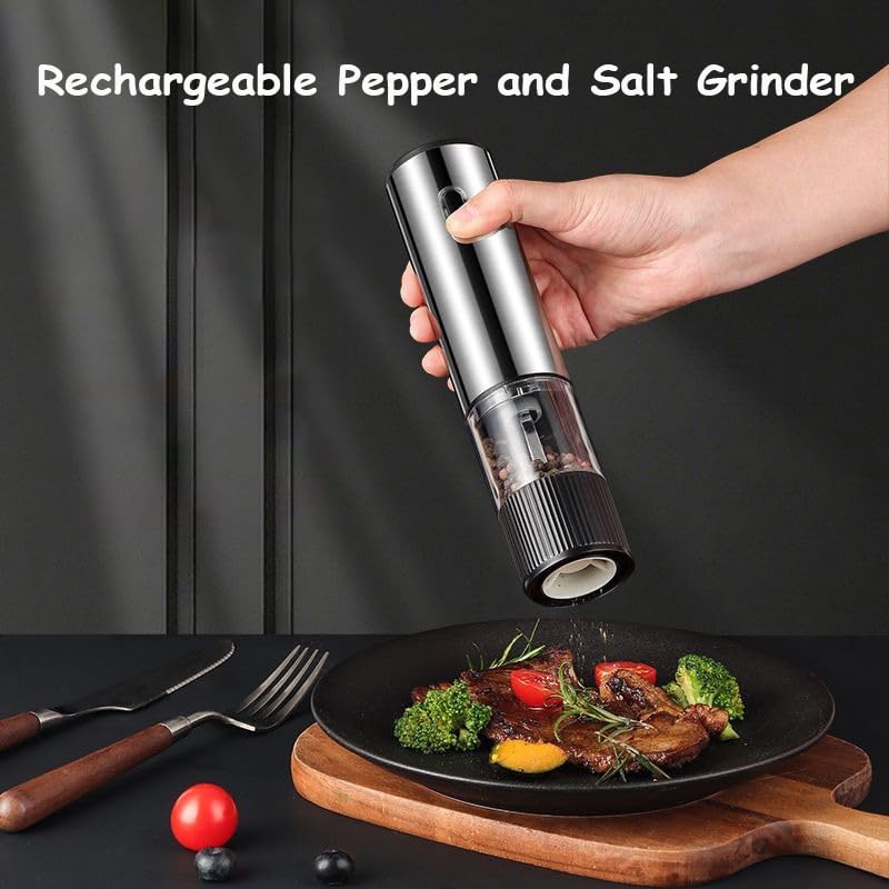 Automatic Electric Pepper Grinder with Light