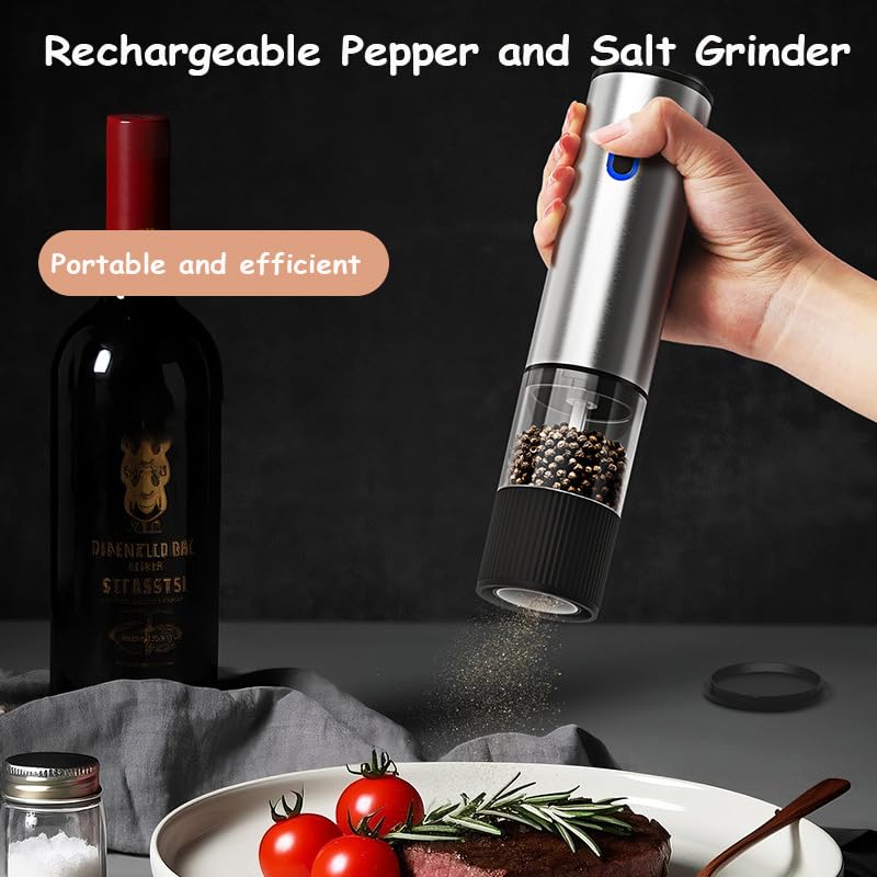 Automatic Electric Pepper Grinder With Light