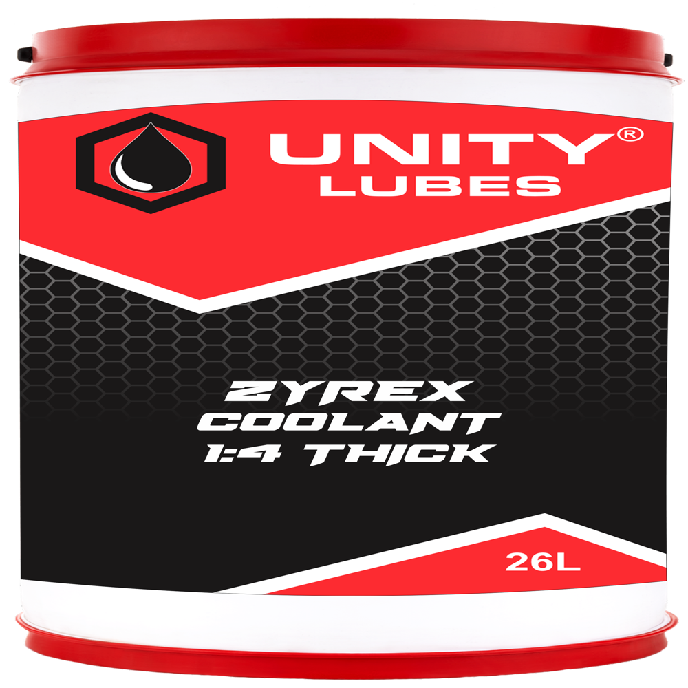 Zyrex Coolan 1.4 Thick (26 Litres) - Ethylene Glycol Based, Green, Thick Concentrate, 1:4 Dilution, -18c To 110c Operating Temperature, Corrosion Inhibitors, Suitable For Aluminum And Ferrous Components