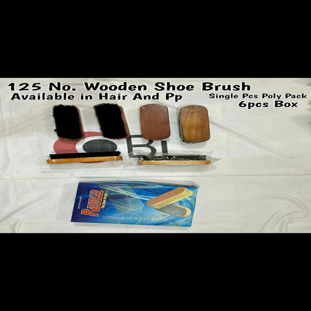 125 No. Wooden Shoe Brush Hair