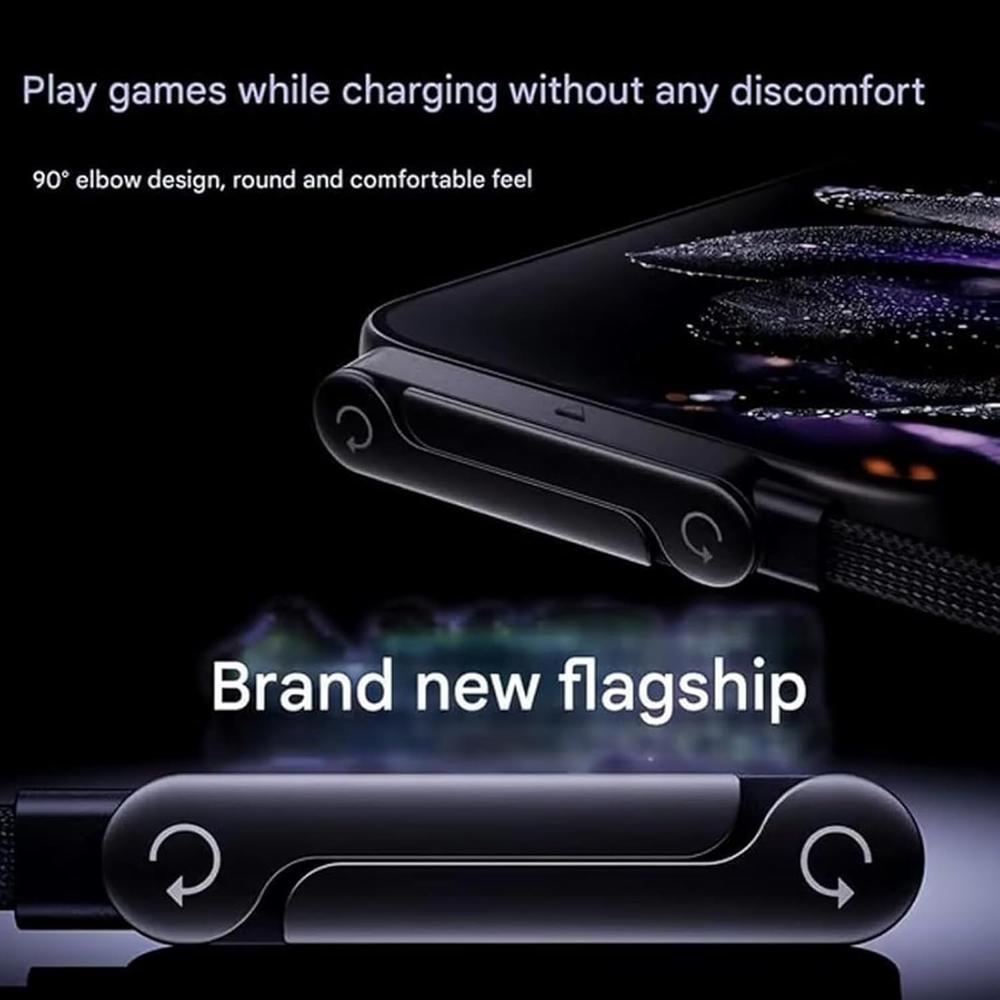 2 in 1 Invisible Holder Charger Cable 240W Fast Charging Cord