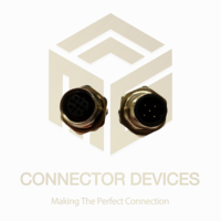M12 D Coded Bulkhead - Nickel-plated Pa66 Shell, Ip67, Gold-plated Contacts, Custom Length, 360â° Emc Shielding