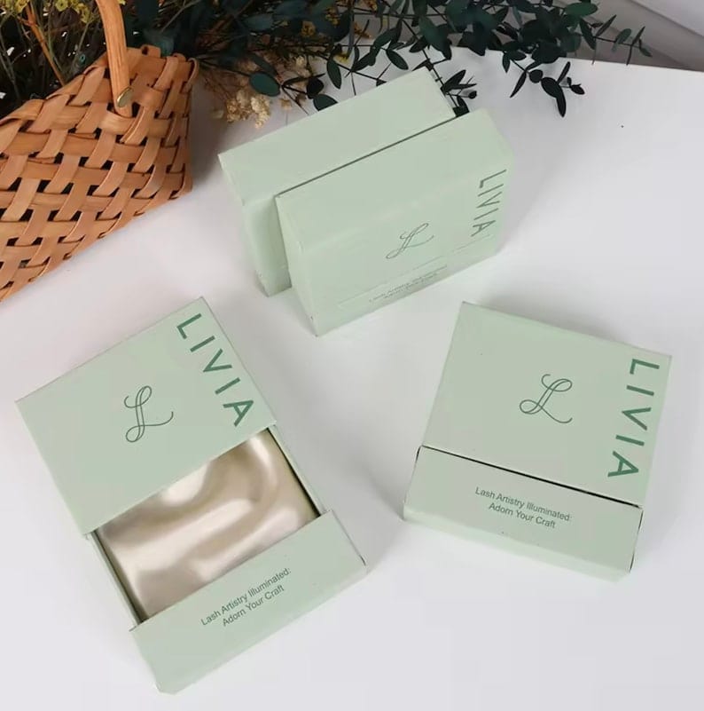 Printed Box - Color: Green