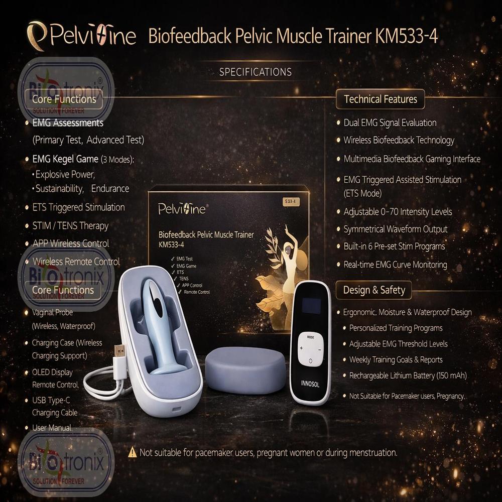 KM-533-4 Intelligent Pelvic Floor Recovery Machine with Digital Programs