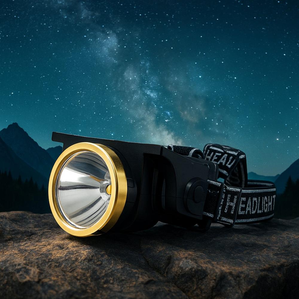 Rechargeable Solar Led Head Lamp - Color: Mix