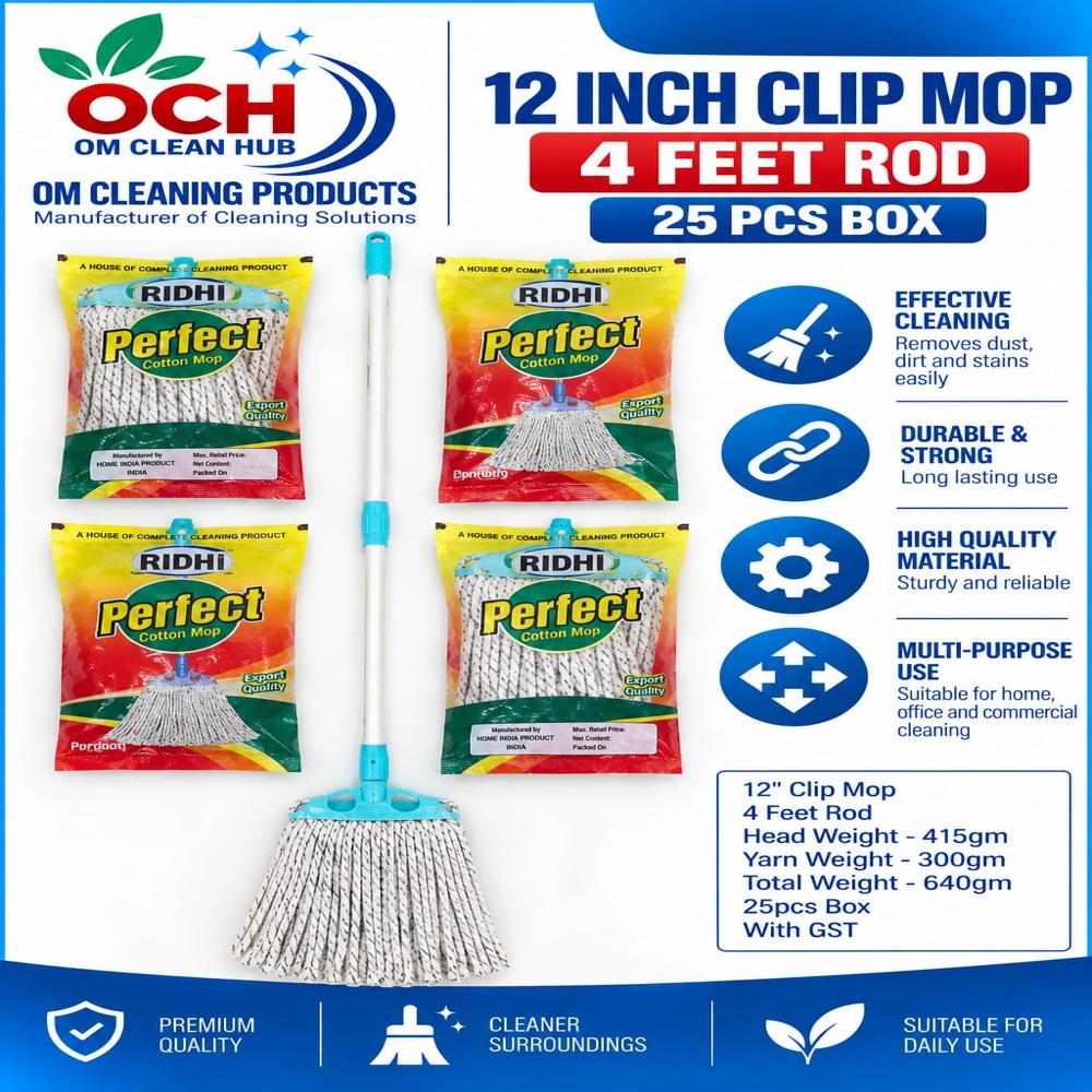 12 Inch Clip Mop