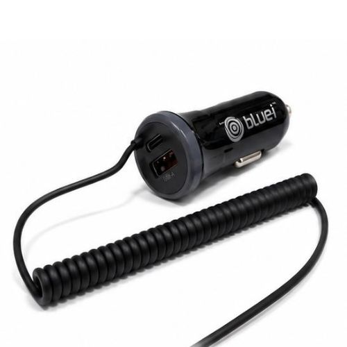 CC-12 Dual Port 17W Car Charger with Bluetooth Transmitter 